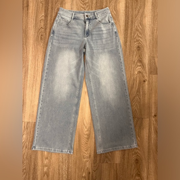 HALARA Light Blue Flare & Wide Leg Jeans size S - Picture 12 of 12